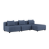 Cobana Lounge Sofa - 3 Seater Chaise | Cobana Lounge Sofa - 3 Seater Chaise - Kirra Indigo | SACKit