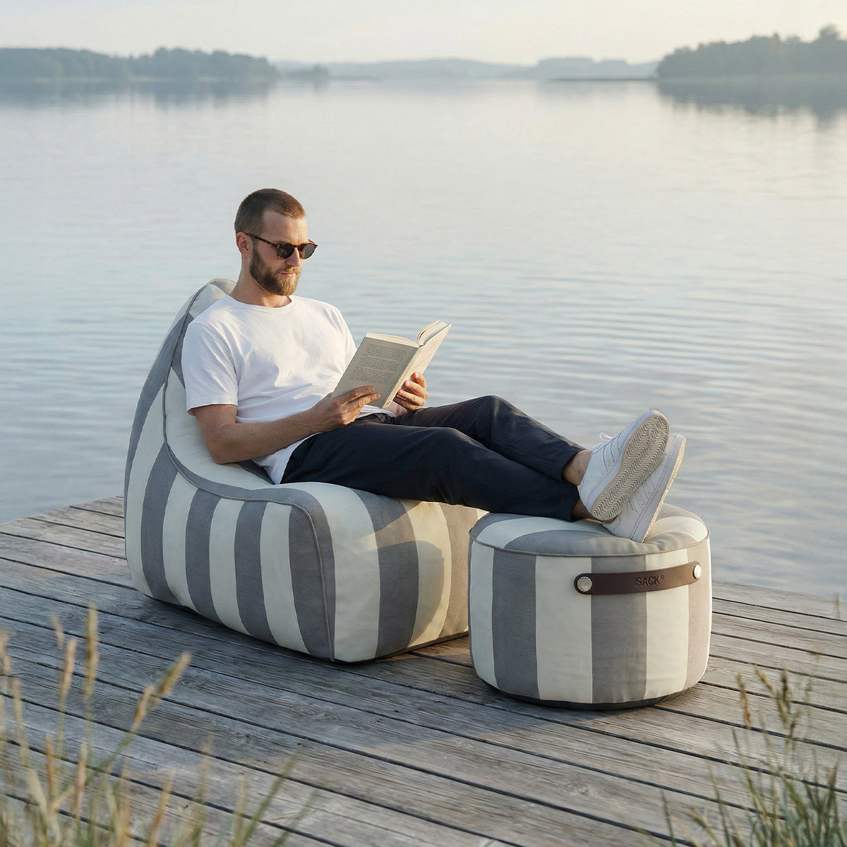 sackit Pouf Outdoor - Udendørs pouf med høj komfort og 5 års garanti