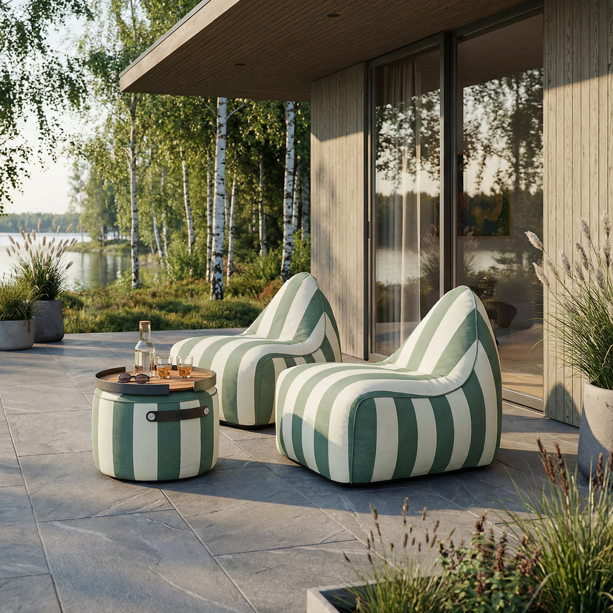 sackit Pouf Outdoor - Udendørs pouf med høj komfort og 5 års garanti